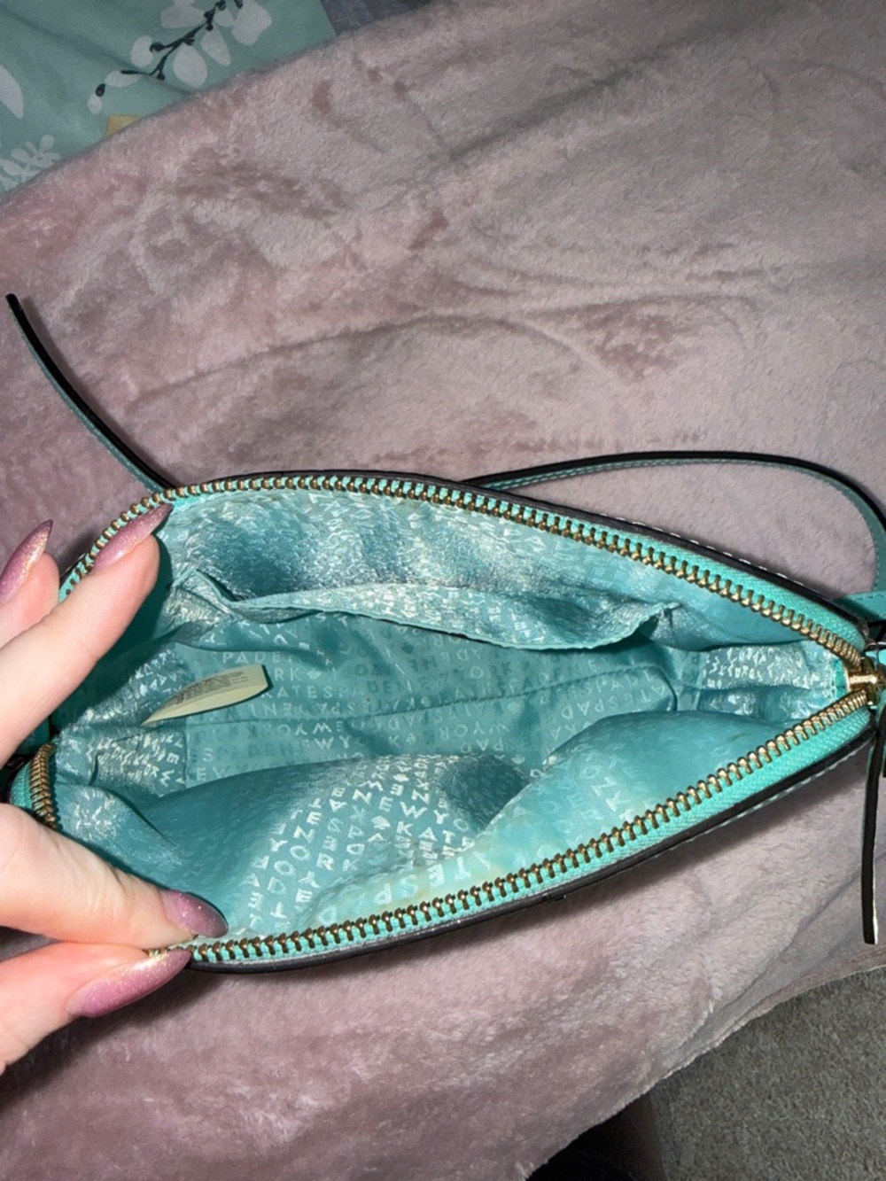 Kate Spade Pebbled Leather Crossbody great condition - Picture 7 of 10